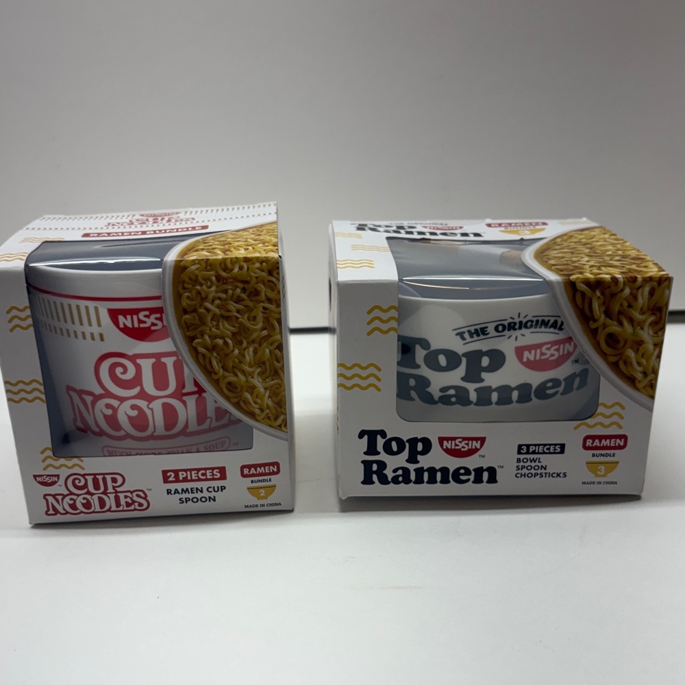 Nissin Cup Noodles and Top Ramen Mug Set - Picture 2 of 11